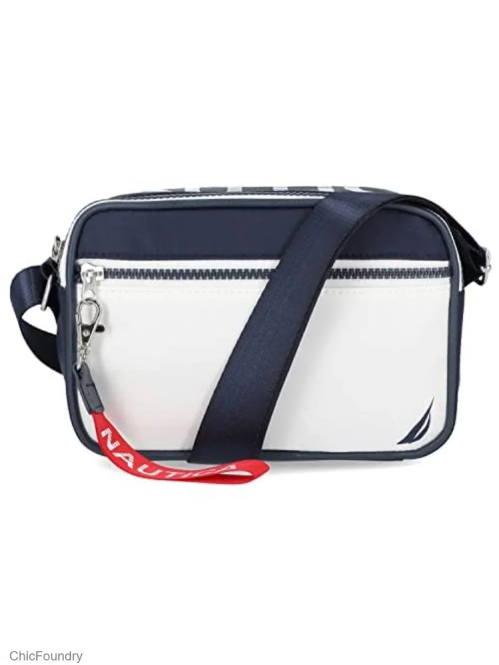 High Seas Camera Crossbody Bag with Zipper Pockets